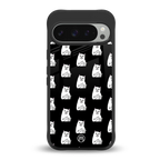 middle finger cat meme back phone cover | glass case for google pixel 9 pro