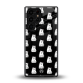 middle finger cat meme back phone cover | glass case for samsung galaxy s25 ultra