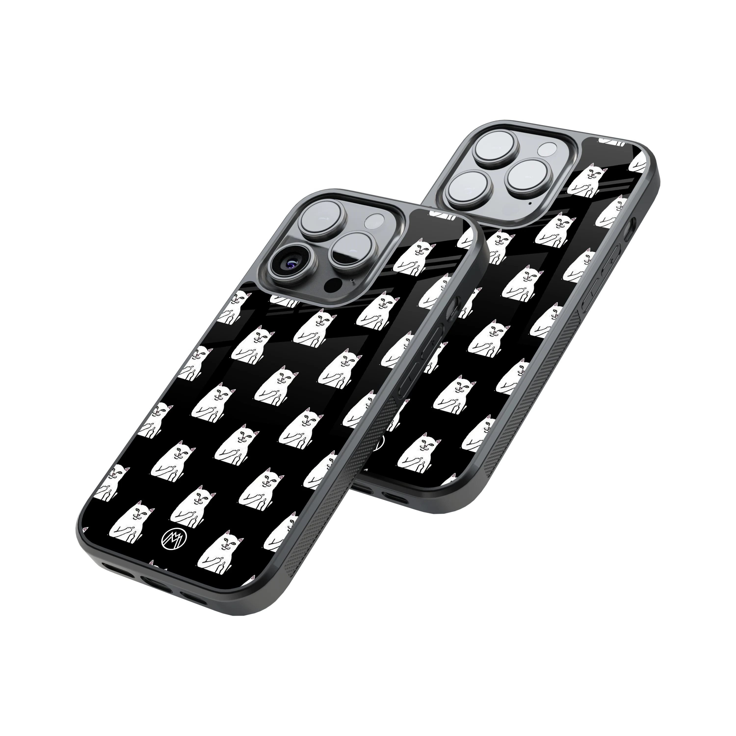 Protective Glass Back Phone Case Compatible with iPhone, Samsung, OnePlus, Pixel & More