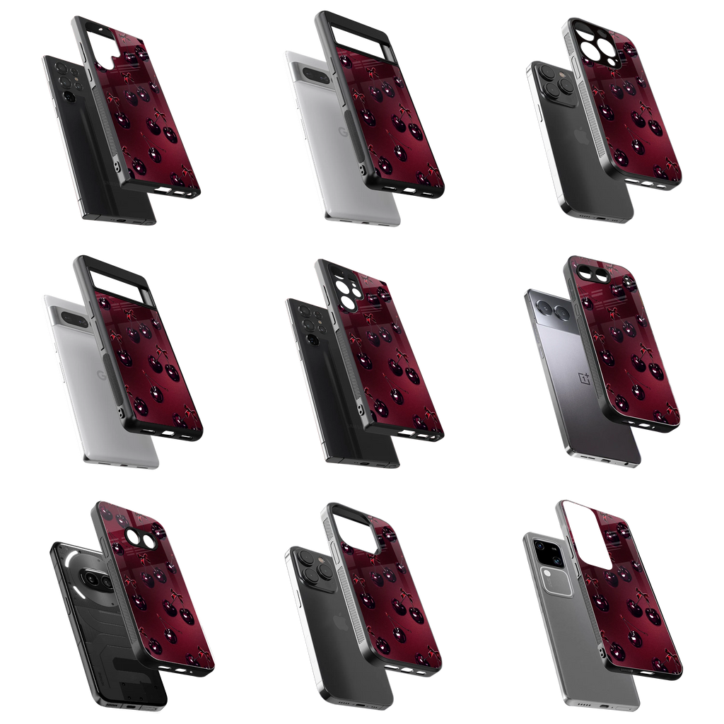 Durable Glass Back Mobile Case for iPhone, Samsung, OnePlus, Google Pixel, Redmi, Vivo, Oppo