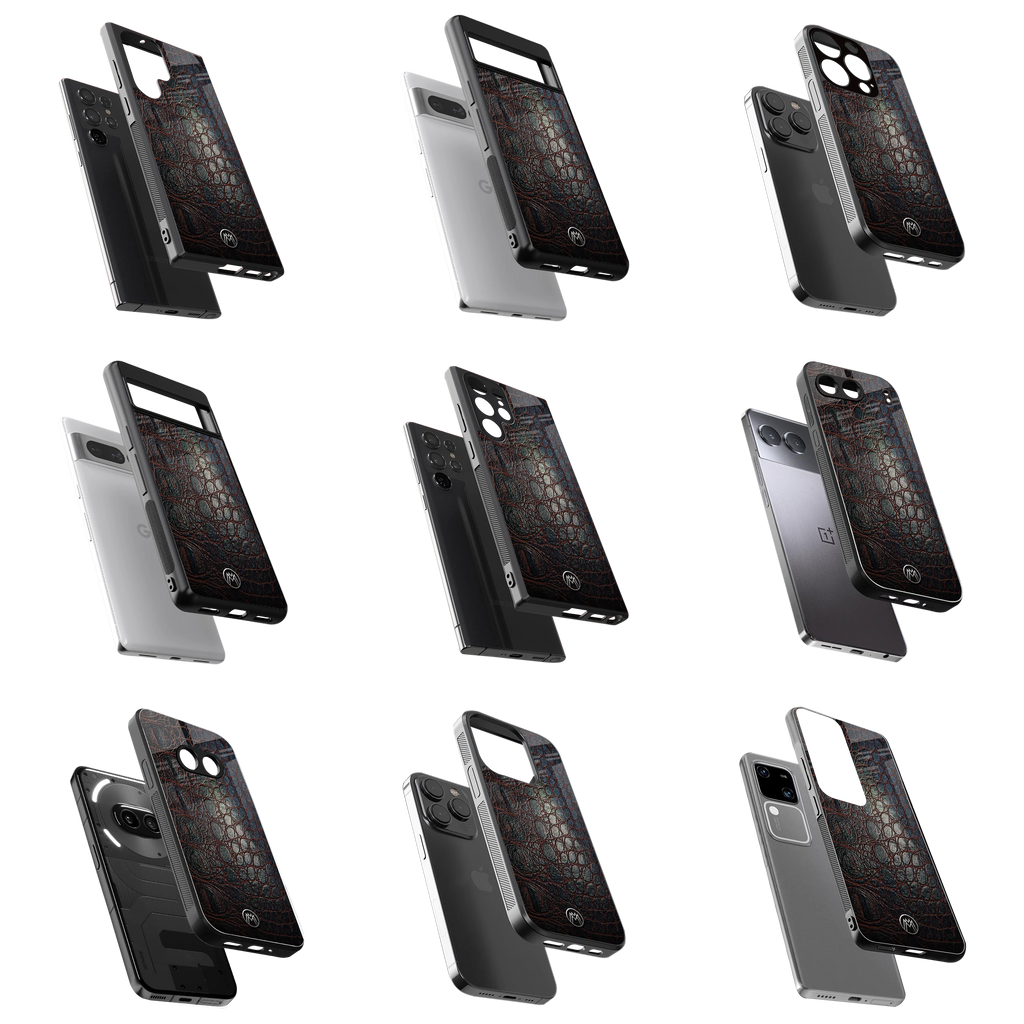 Durable Glass Back Mobile Case for iPhone, Samsung, OnePlus, Google Pixel, Redmi, Vivo, Oppo