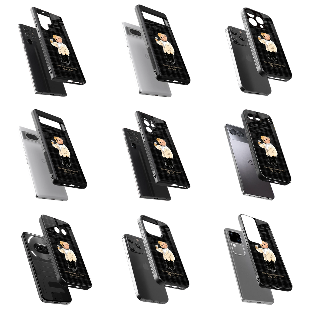 Durable Glass Back Mobile Case for iPhone, Samsung, OnePlus, Google Pixel, Redmi, Vivo, Oppo
