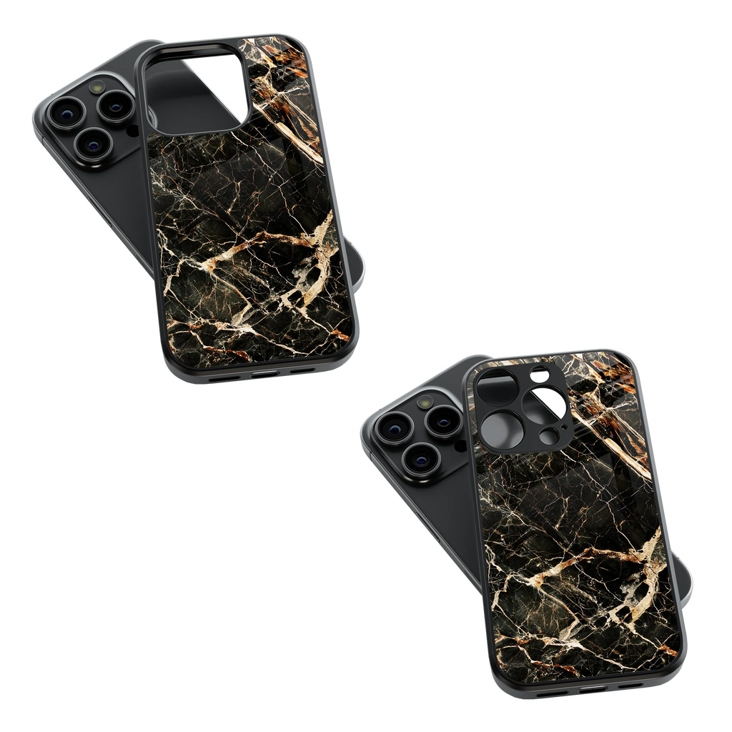 Trendy Glass Back Mobile Case for iPhone, Samsung, Redmi, OnePlus, Google Pixel, Motorola