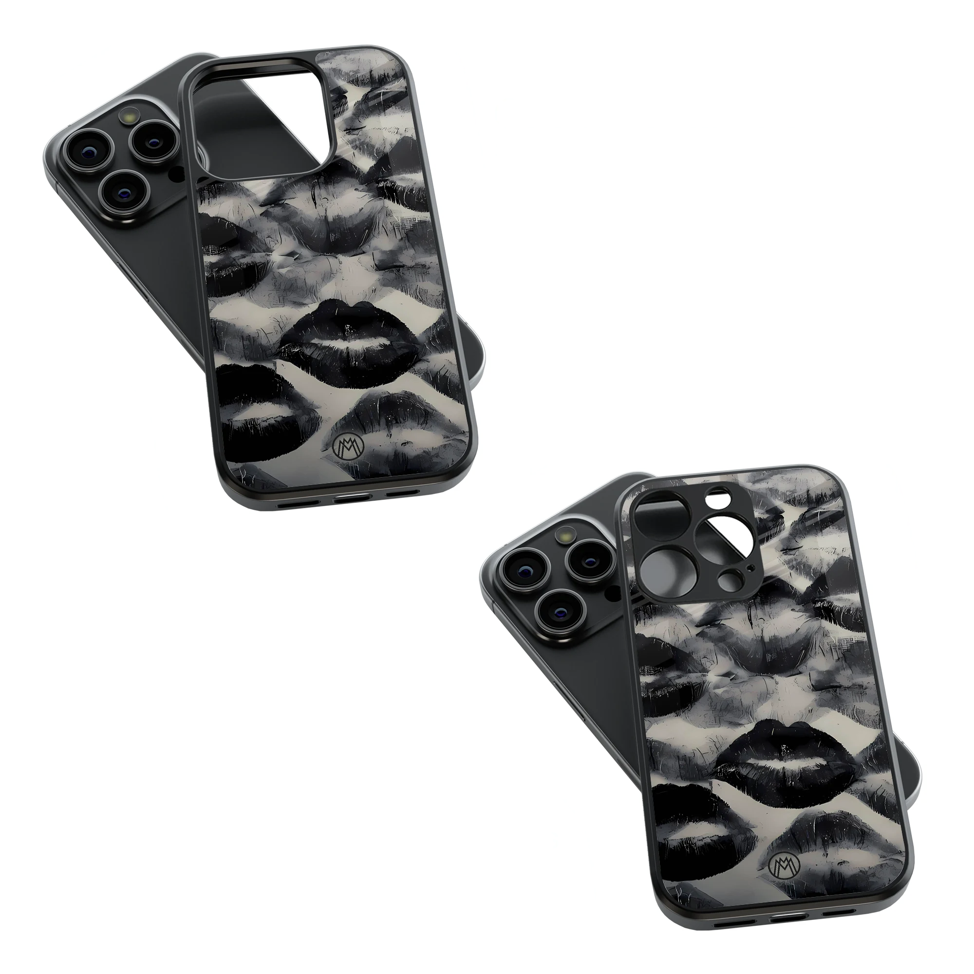 Trendy Glass Back Mobile Case for iPhone, Samsung, Redmi, OnePlus, Google Pixel, Motorola