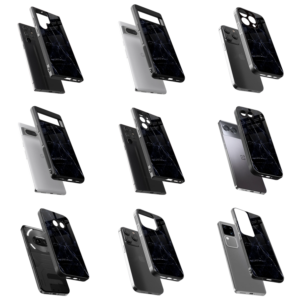 Durable Glass Back Mobile Case for iPhone, Samsung, OnePlus, Google Pixel, Redmi, Vivo, Oppo