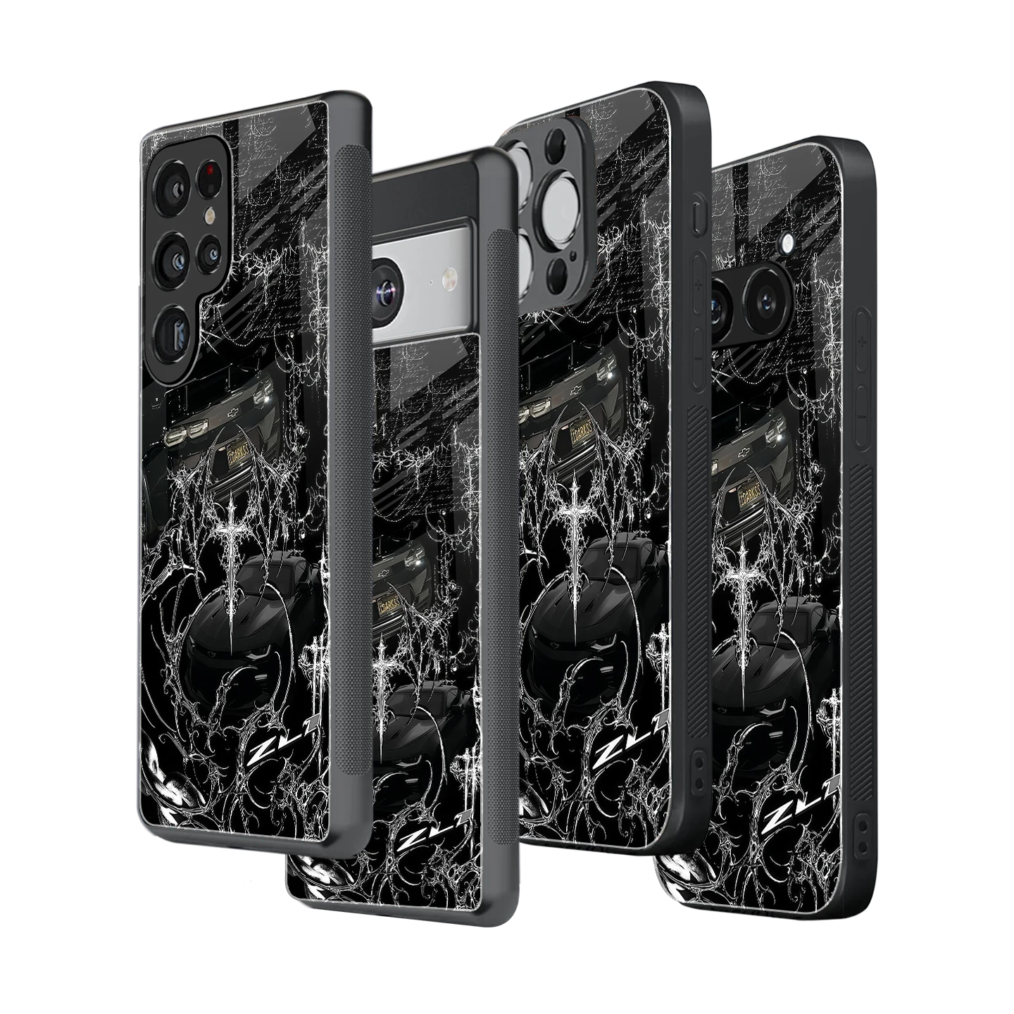Stylish Glass Back Case for All Smartphones iPhone, Samsung, OnePlus, Pixel, Redmi, Oppo, Vivo, Motorola