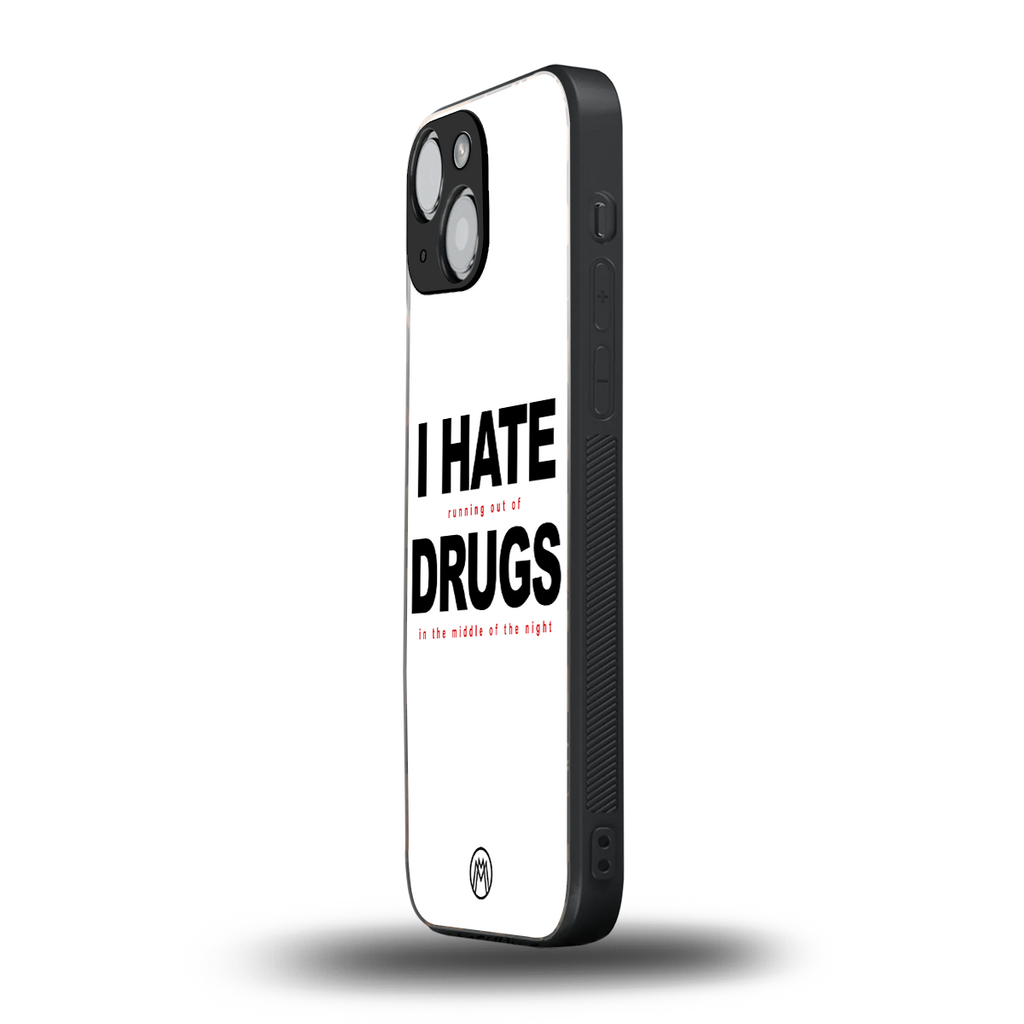 midnight panic back phone cover | glass case for iphone 13 mini