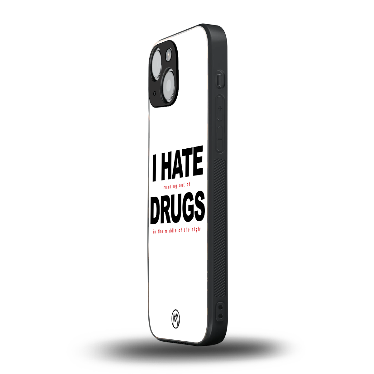 midnight panic back phone cover | glass case for iphone 13 mini