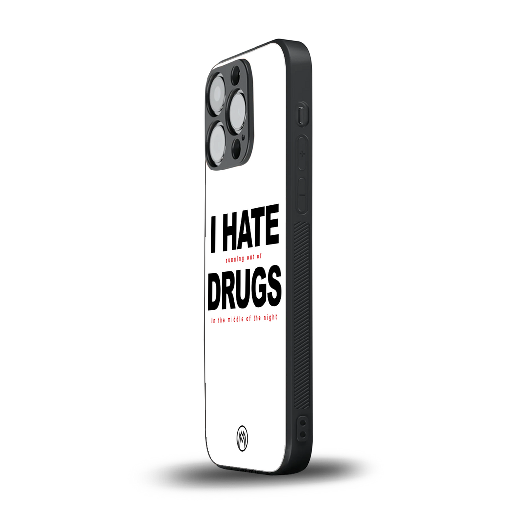 midnight panic back phone cover | glass case for iphone 13 pro