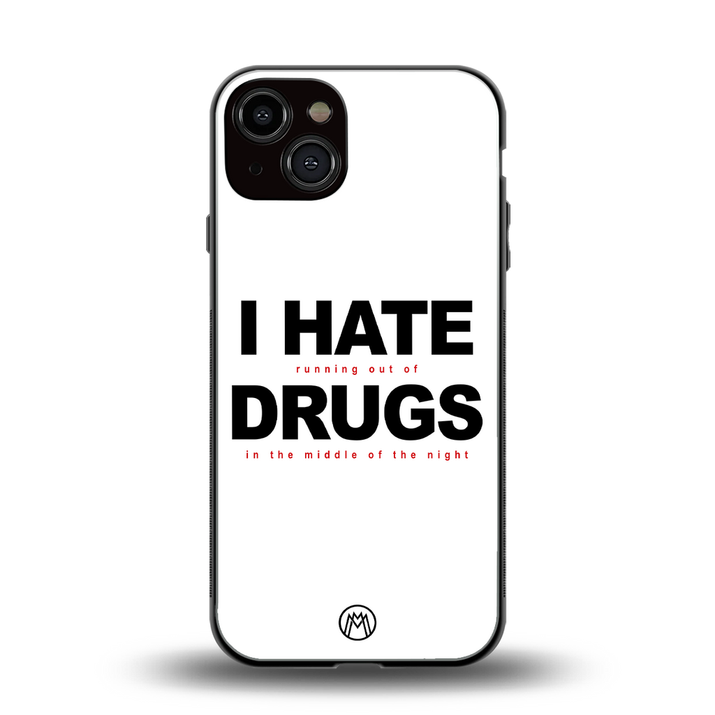 midnight panic back phone cover | glass case for iphone 13