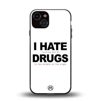 midnight panic back phone cover | glass case for iphone 13