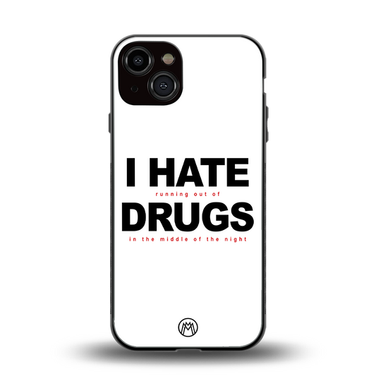 midnight panic back phone cover | glass case for iphone 13