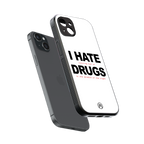 midnight panic back phone cover | glass case for iphone 14 plus