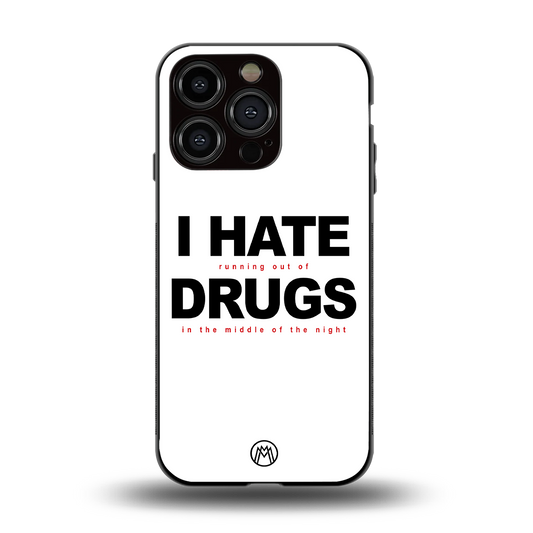 midnight panic back phone cover | glass case for iphone 14 pro