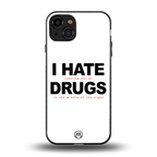 midnight panic back phone cover | glass case for iphone 15