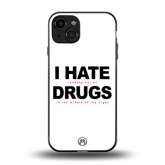 midnight panic back phone cover | glass case for iphone 15