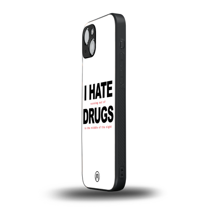 midnight panic back phone cover | glass case for iphone 15