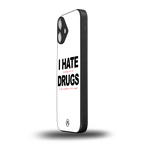 midnight panic back phone cover | glass case for iphone 16 plus