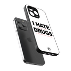 midnight panic back phone cover | glass case for iphone 16 pro max