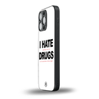 midnight panic back phone cover | glass case for iphone 16 pro max