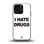 midnight panic back phone cover | glass case for iphone 16 pro