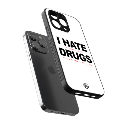 midnight panic back phone cover | glass case for iphone 16 pro