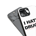 midnight panic back phone cover | glass case for iphone 16 pro