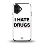 midnight panic back phone cover | glass case for iphone 16