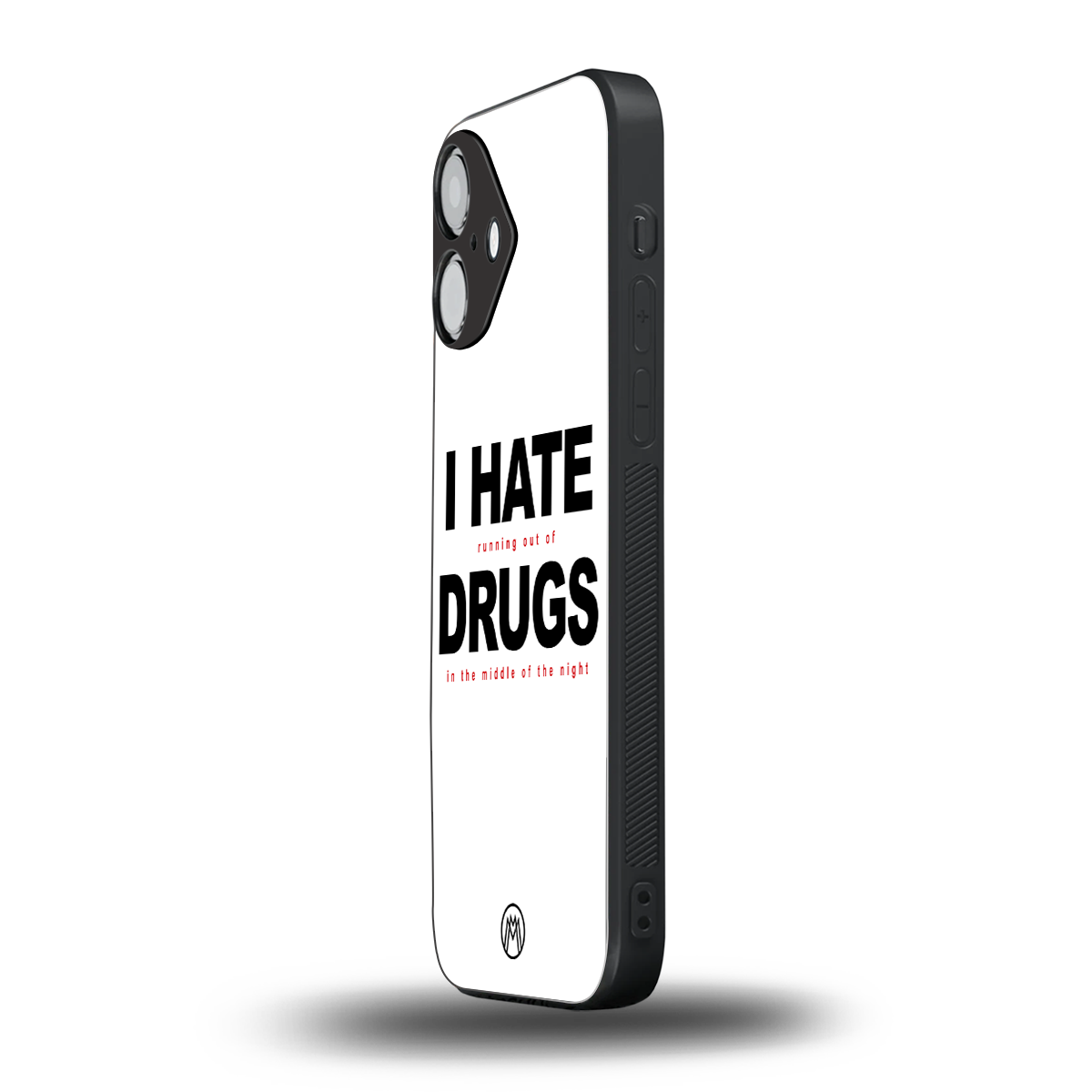 midnight panic back phone cover | glass case for iphone 16