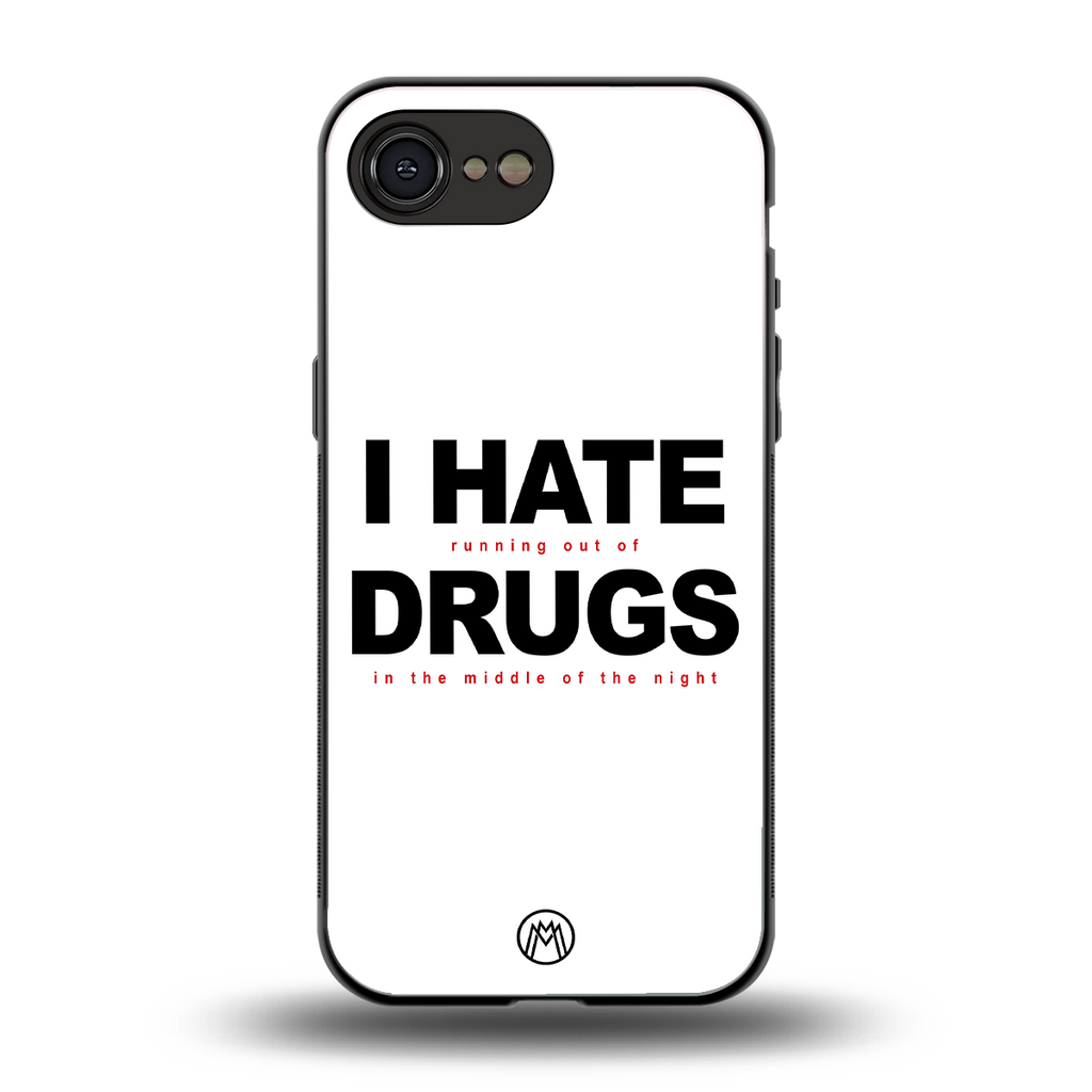 midnight panic back phone cover | glass case for iphone 16e