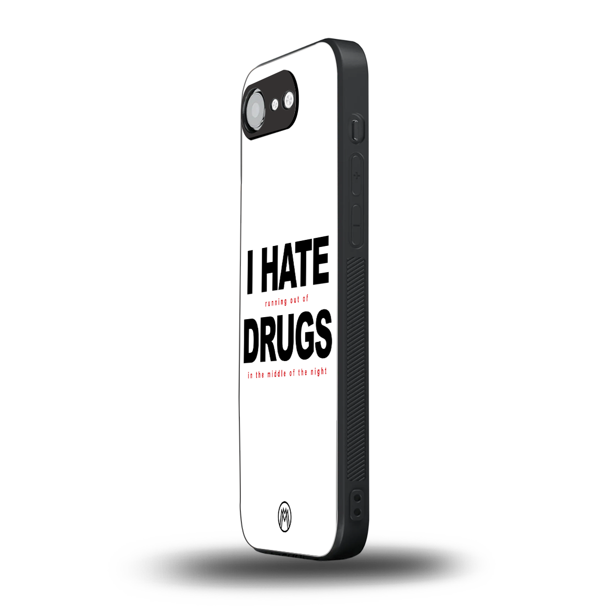 midnight panic back phone cover | glass case for iphone 16e