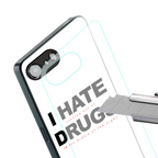 midnight panic back phone cover | glass case for iphone 16e