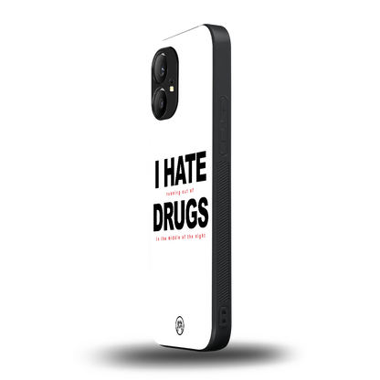 midnight panic back phone cover | glass case for nothing phone 1