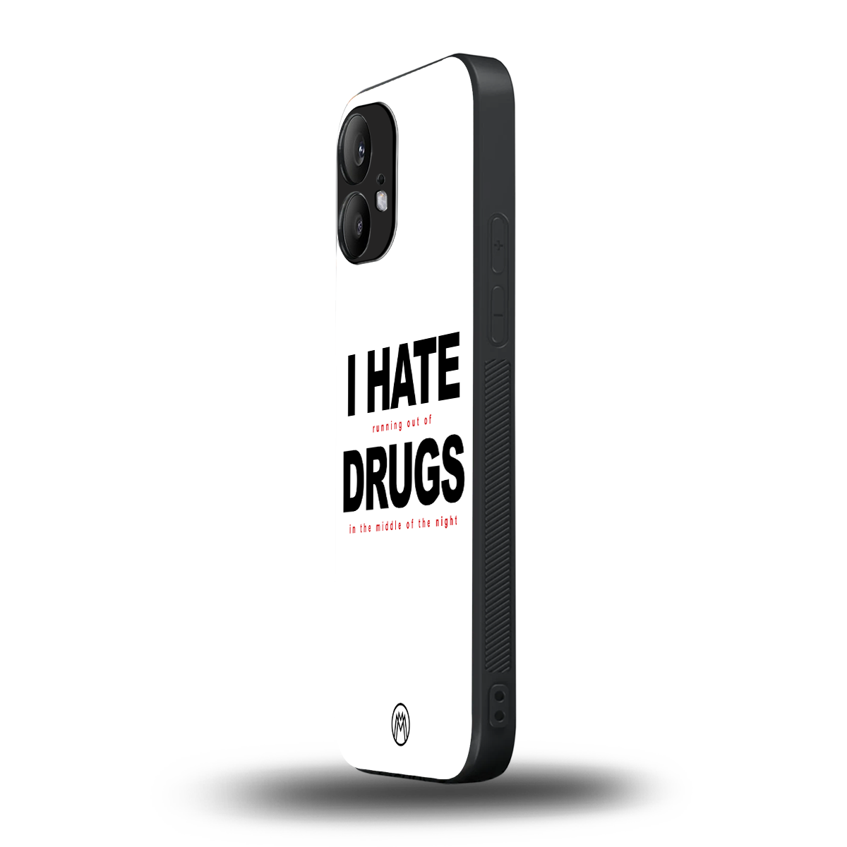 midnight panic back phone cover | glass case for nothing phone 2