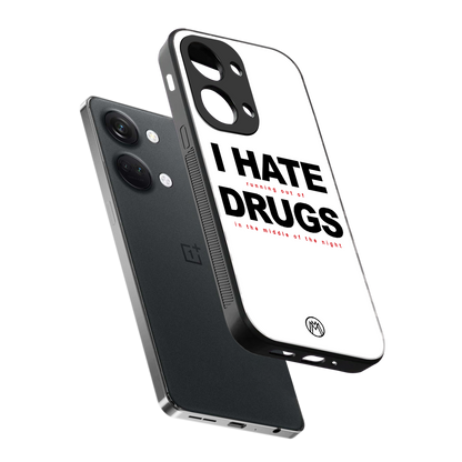 midnight panic back phone cover | glass case for oneplus nord 3