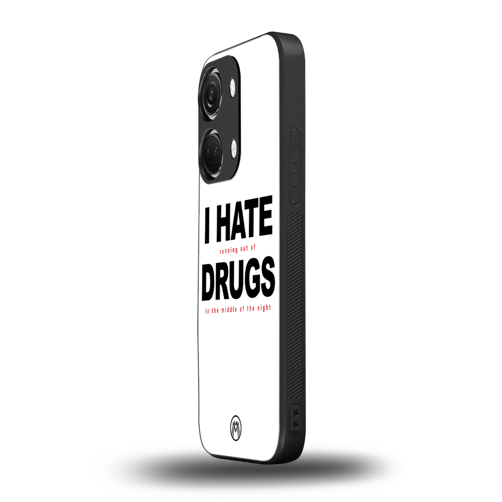 midnight panic back phone cover | glass case for oneplus nord 3