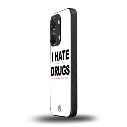 midnight panic back phone cover | glass case for oneplus nord 3
