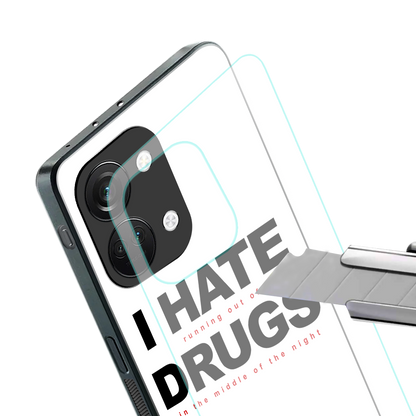 midnight panic back phone cover | glass case for oneplus nord 3