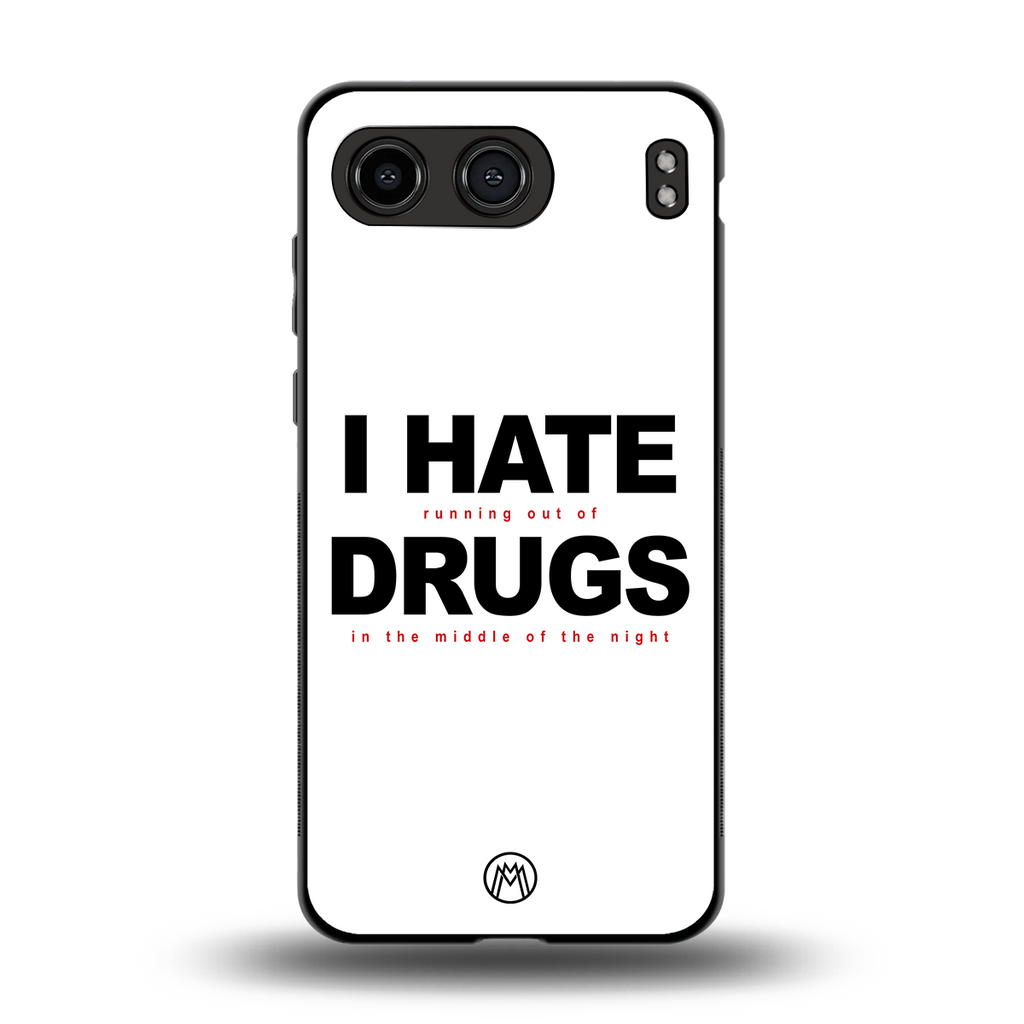 midnight panic back phone cover | glass case for oneplus nord 4
