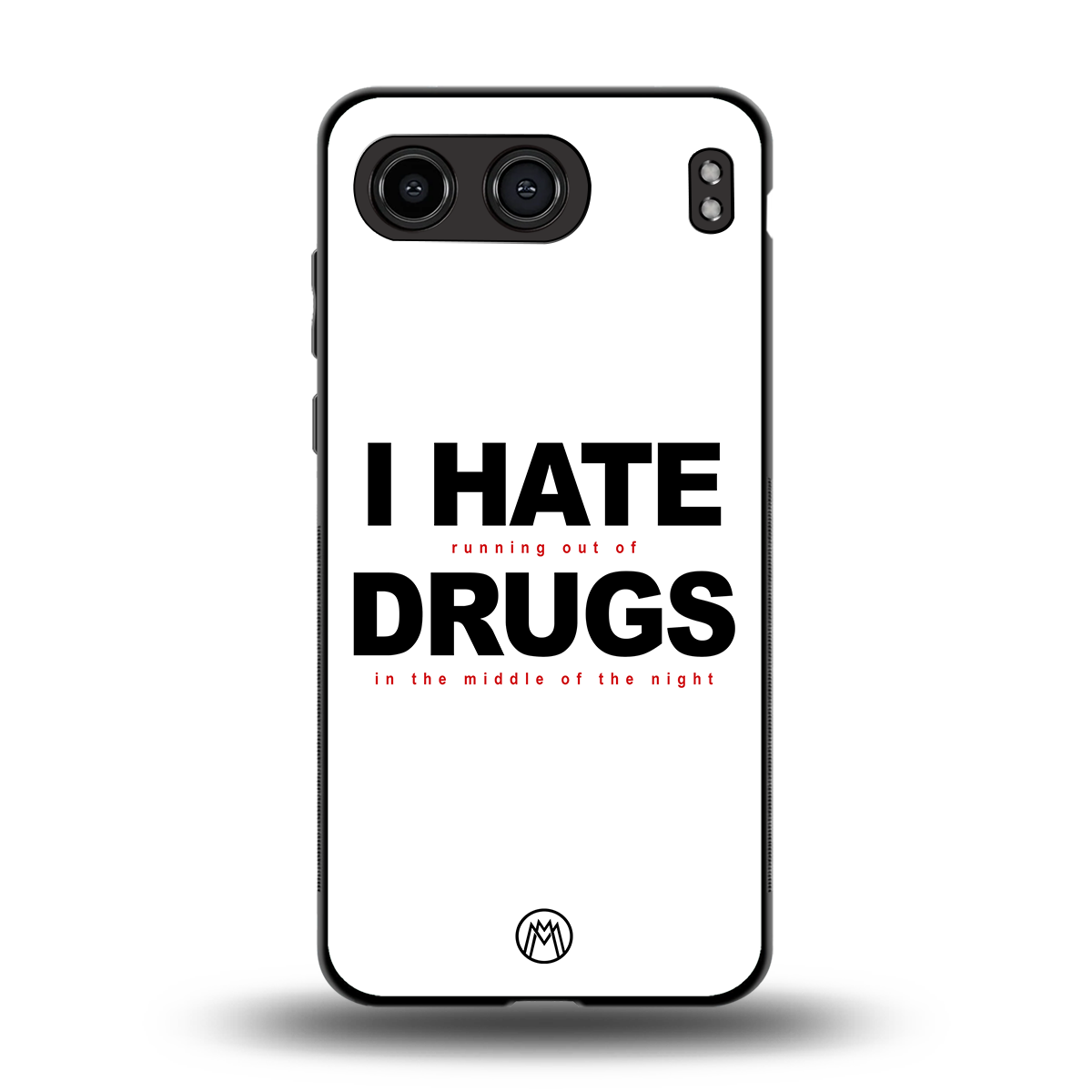 midnight panic back phone cover | glass case for oneplus nord 4
