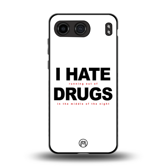 midnight panic back phone cover | glass case for oneplus nord 4