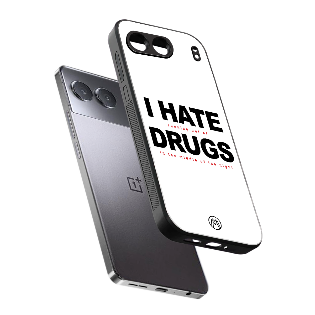 midnight panic back phone cover | glass case for oneplus nord 4