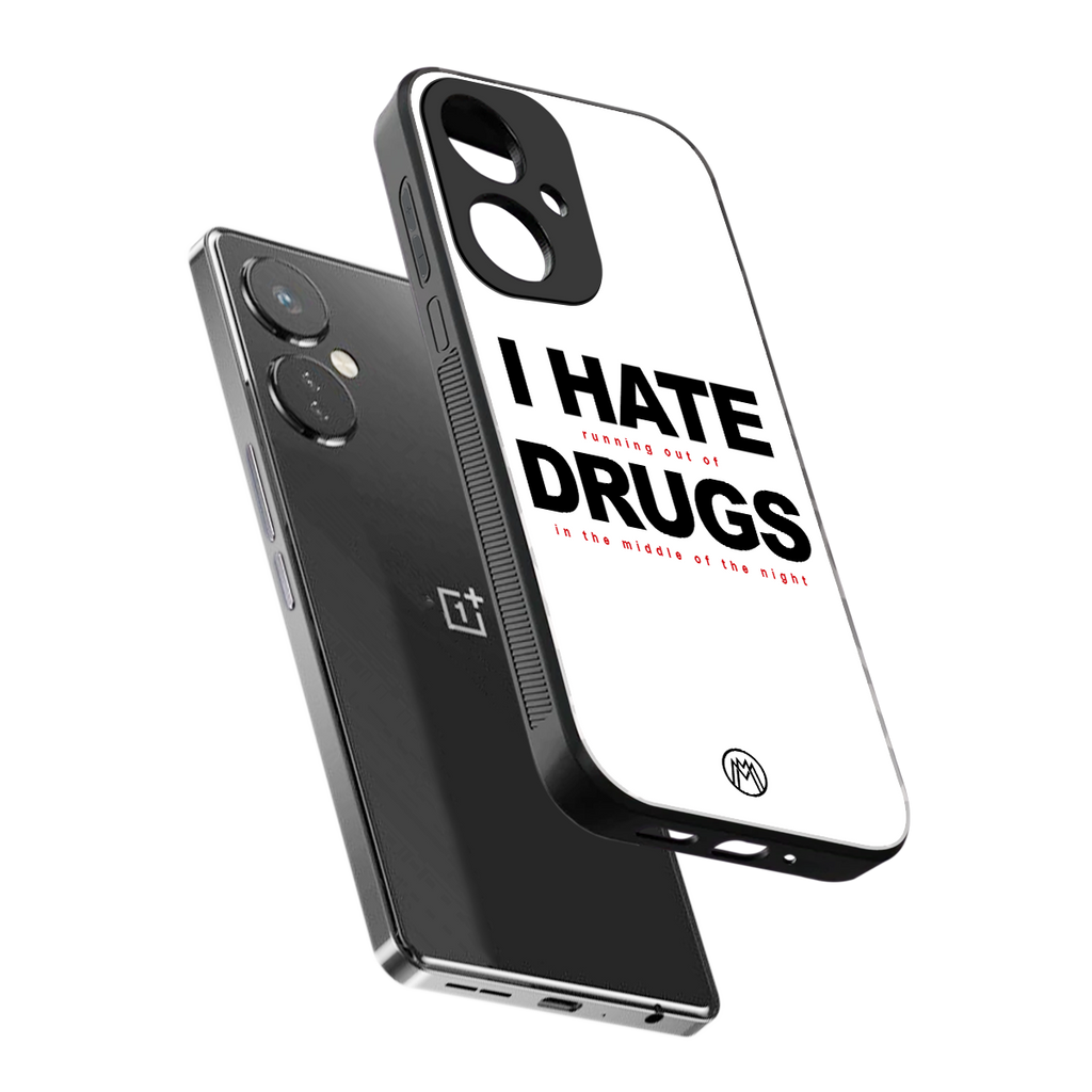 midnight panic back phone cover | glass case for oneplus nord ce 3