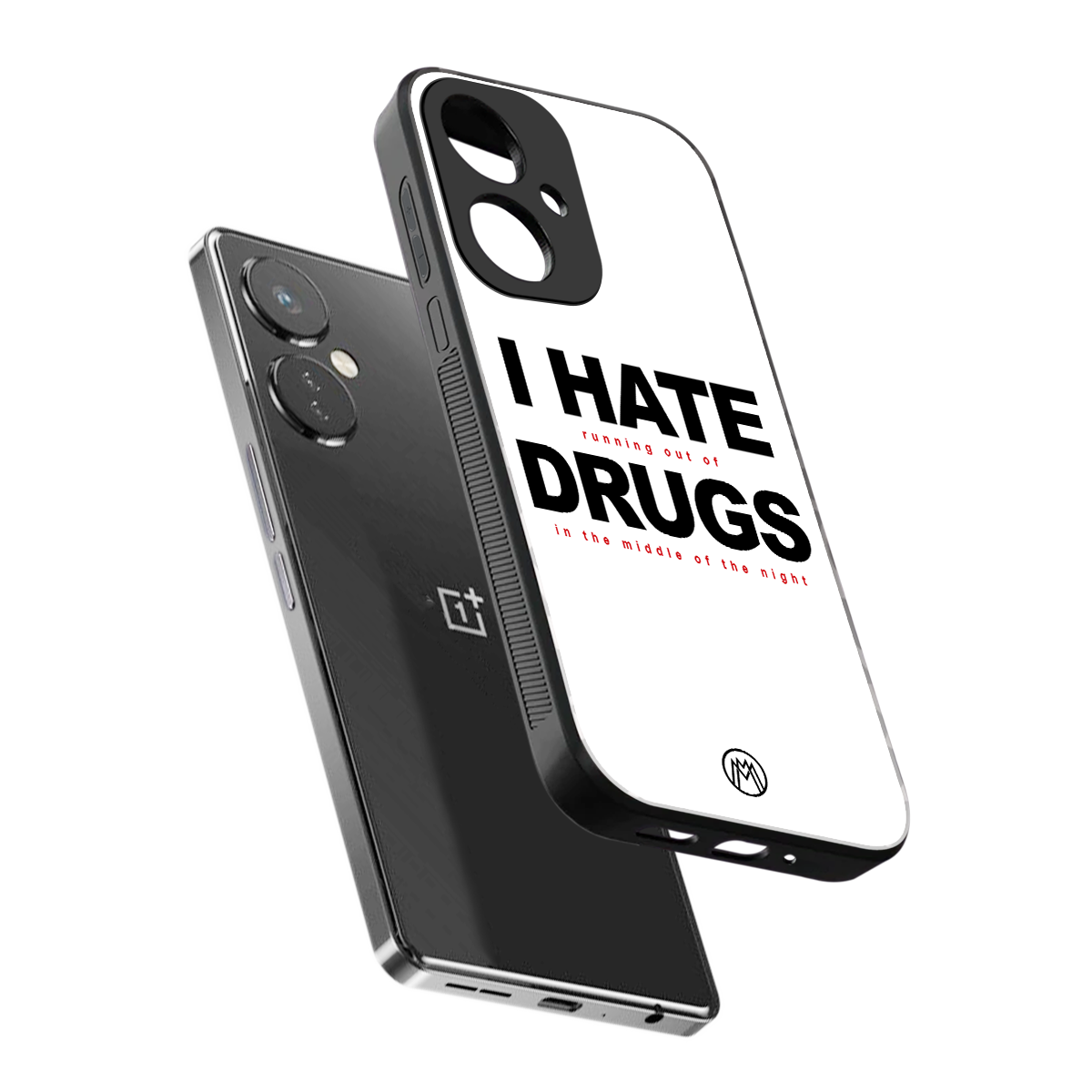 midnight panic back phone cover | glass case for oneplus nord ce 3