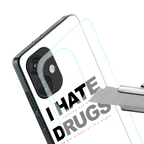 midnight panic back phone cover | glass case for oneplus nord ce 3