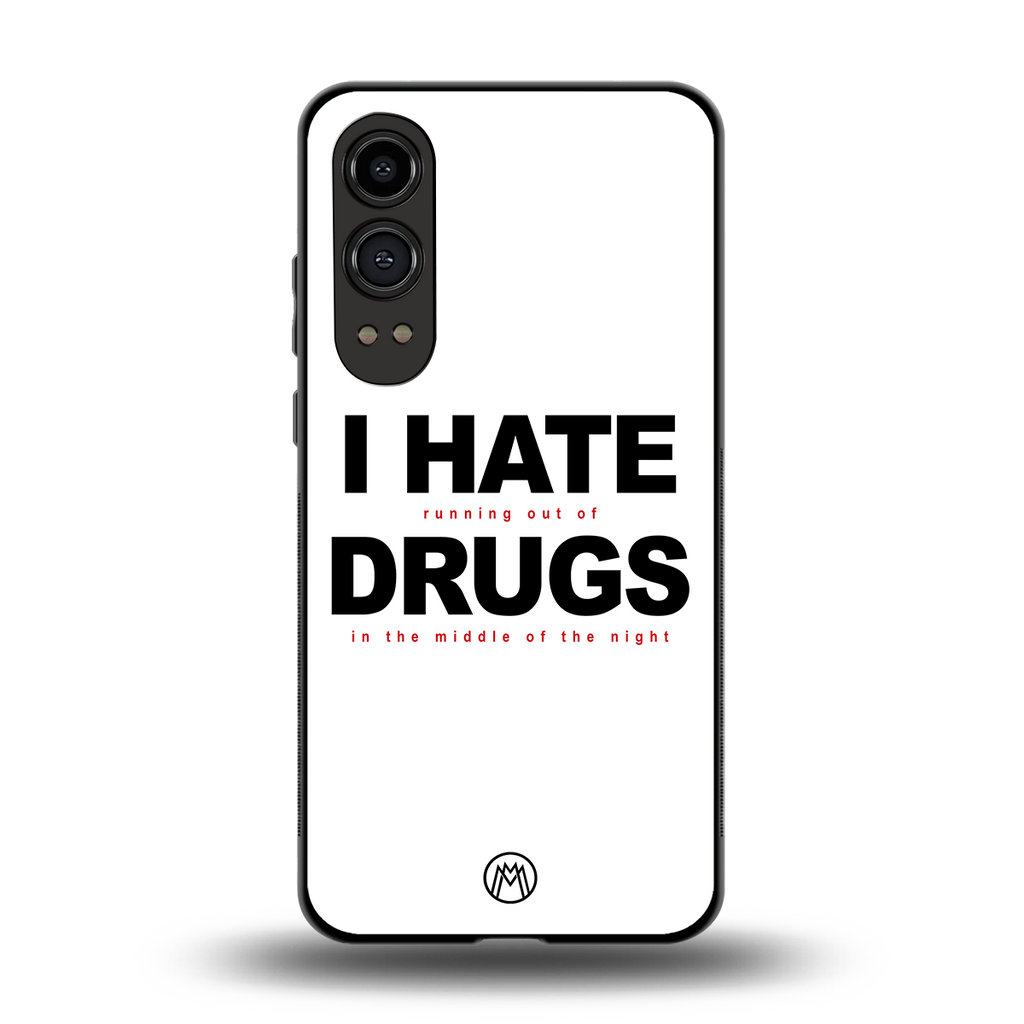 midnight panic back phone cover | glass case for oneplus nord ce 4 lite