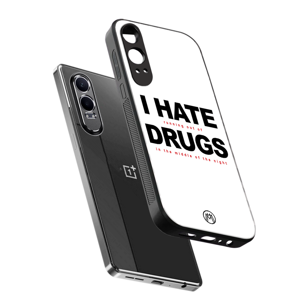 midnight panic back phone cover | glass case for oneplus nord ce 4 lite