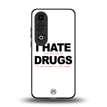 midnight panic back phone cover | glass case for oneplus nord ce 4