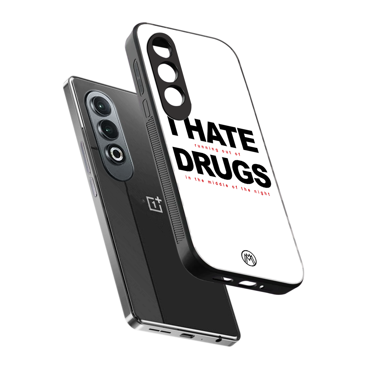 midnight panic back phone cover | glass case for oneplus nord ce 4