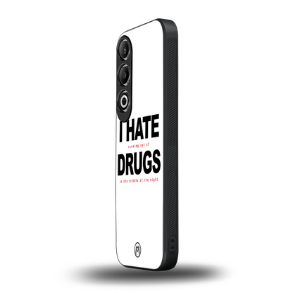 midnight panic back phone cover | glass case for oneplus nord ce 4
